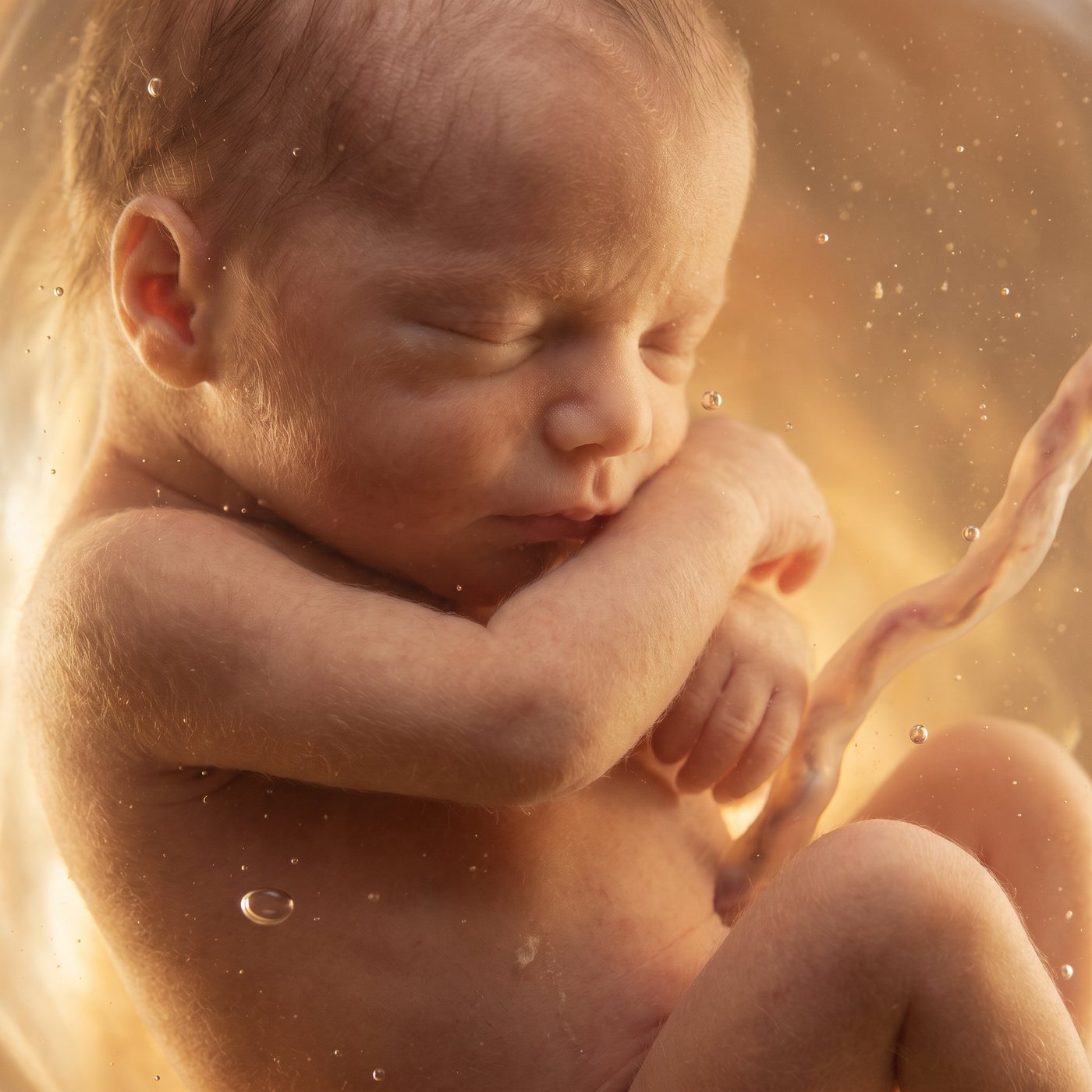 Foto realista de bebê